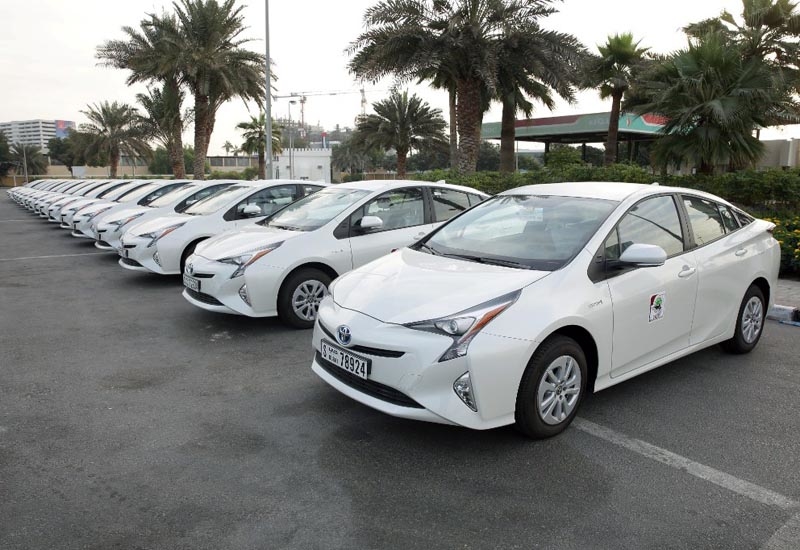 The fleet of 20 Toyota Prius cars, which have an operational range of between 700km and 1,100km. The fleet of 20 Toyota Prius cars, which have an operational range of between 700km and 1,100km.