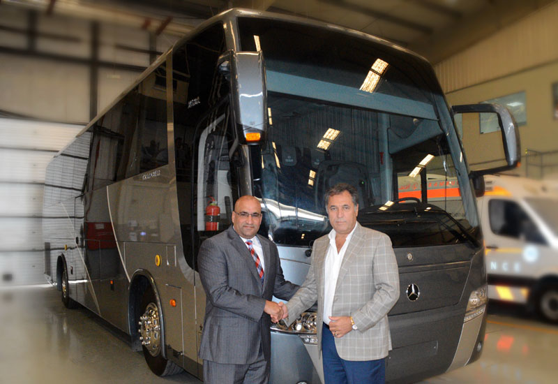 Bilal Al Ribi, GM for Daimler Commercial Vehicles at EMC, and Ricardo Khoury, chairman and CEO of Elba House. Bilal Al Ribi, GM for Daimler Commercial Vehicles at EMC, and Ricardo Khoury, chairman and CEO of Elba House.