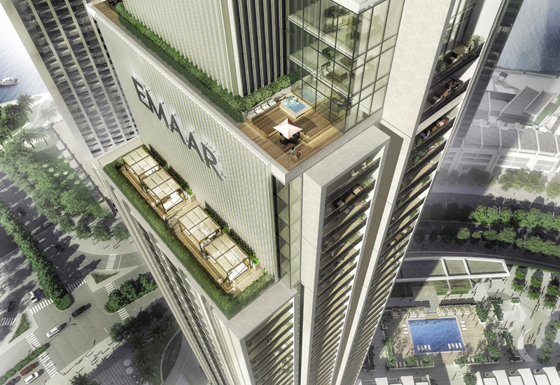 Rendering of Harbour Gate towers. Rendering of Harbour Gate towers.