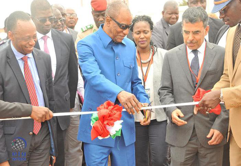 Alpha Conde, president of the Republic of Guinea officially inaugurated the facility. Alpha Conde, president of the Republic of Guinea officially inaugurated the facility.