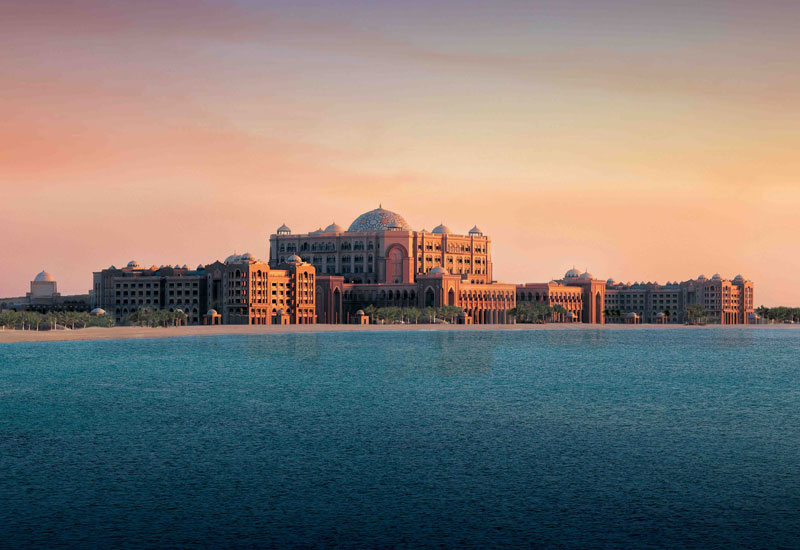 Emirates Palace, with a built-up area of over 270,000m2. Emirates Palace, with a built-up area of over 270,000m2.