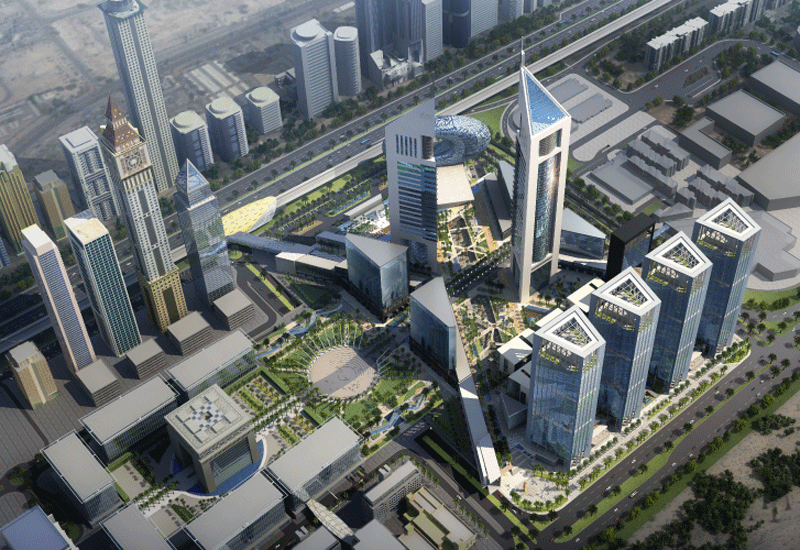 Emirates Towers Business Park in Dubai. Emirates Towers Business Park in Dubai.