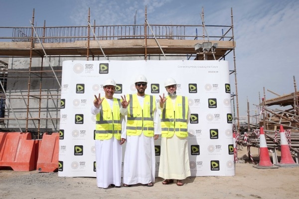 Etisalat lauded the Expo 2020 Dubai construction milestone. Etisalat lauded the Expo 2020 Dubai construction milestone.