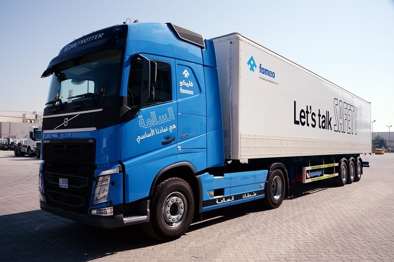 The safety edition Volvo FH truck. The safety edition Volvo FH truck.