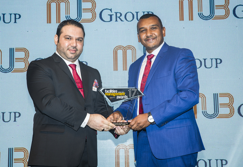 Mohammed Belal was crowned Young Facilities Manager of the Year. Mohammed Belal was crowned Young Facilities Manager of the Year.