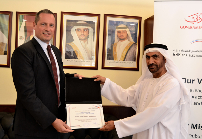 Uae Fm Firm Farnek Awarded Esco Credentials Projects And Tenders Products And Services Construction Week Online
