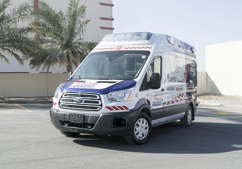 The Ford Transit vehicle line has been fitted with advanced medical care systems by DCAS. The Ford Transit vehicle line has been fitted with advanced medical care systems by DCAS.