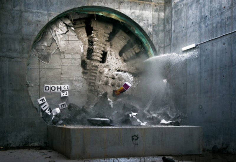 Qatar Rail’s Green Line tunnel breakthrough. Qatar Rail’s Green Line tunnel breakthrough.