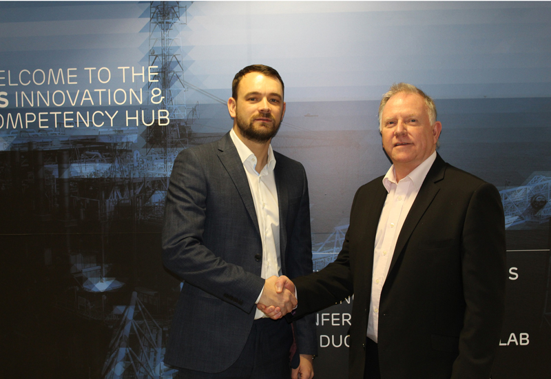 Gavin Taylor from AIS and Craig Menzies from Restrata. Gavin Taylor from AIS and Craig Menzies from Restrata.