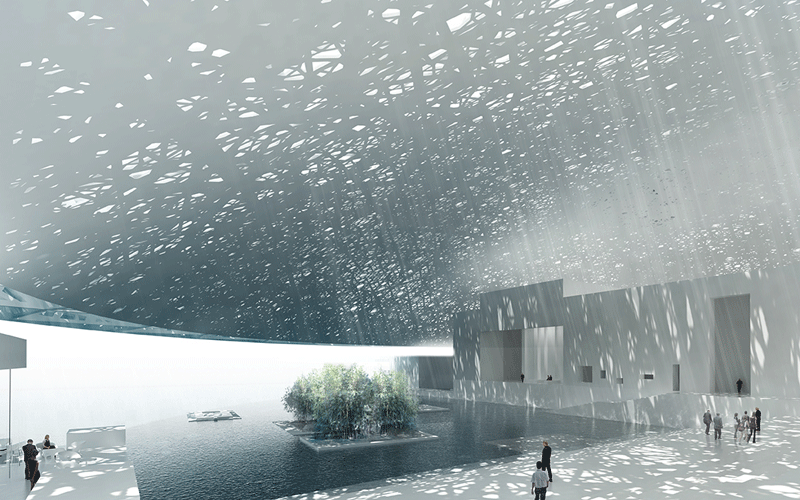 The Louvre Abu Dhabi. The Louvre Abu Dhabi.