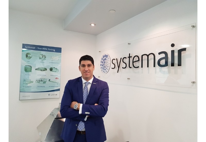 Hakan Akman, product sales manager air conditioning, Systemair Middle East. Hakan Akman, product sales manager air conditioning, Systemair Middle East.