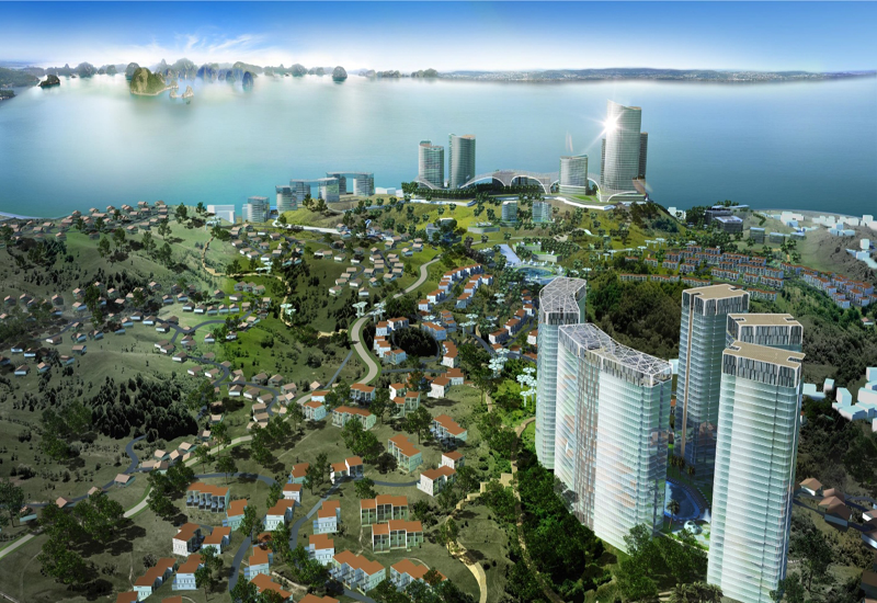 Halong Star will feature 340 villas and apartments, retail and leisure facilities and a five star hotel. Halong Star will feature 340 villas and apartments, retail and leisure facilities and a five star hotel.