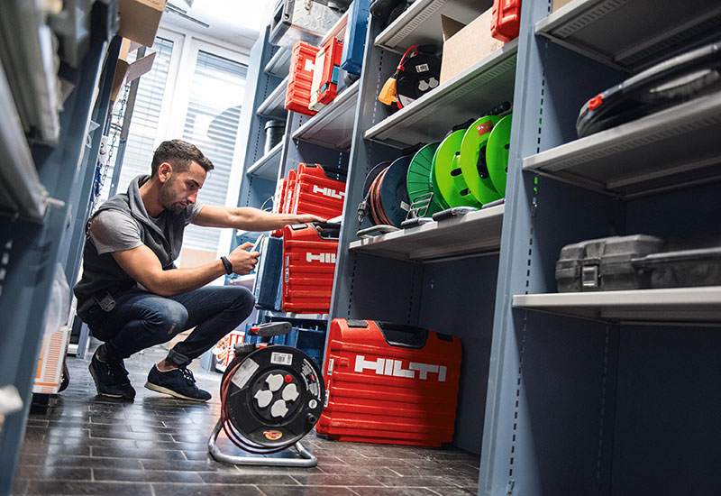 Hilti recently launched a new asset management system, Chabert says. Hilti recently launched a new asset management system, Chabert says.