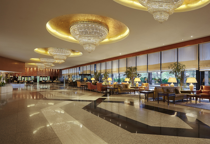 The lobby of the Hilton Heliopolis hotel. The lobby of the Hilton Heliopolis hotel.
