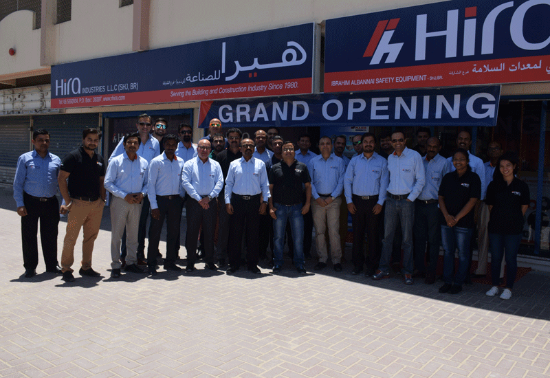 The Hira team at the inauguration in Sharjah. The Hira team at the inauguration in Sharjah.