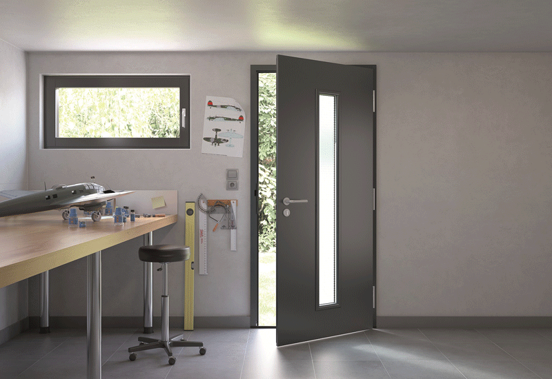 The new products are part of Hormann’s range of functional doors for homes. The new products are part of Hormann’s range of functional doors for homes.