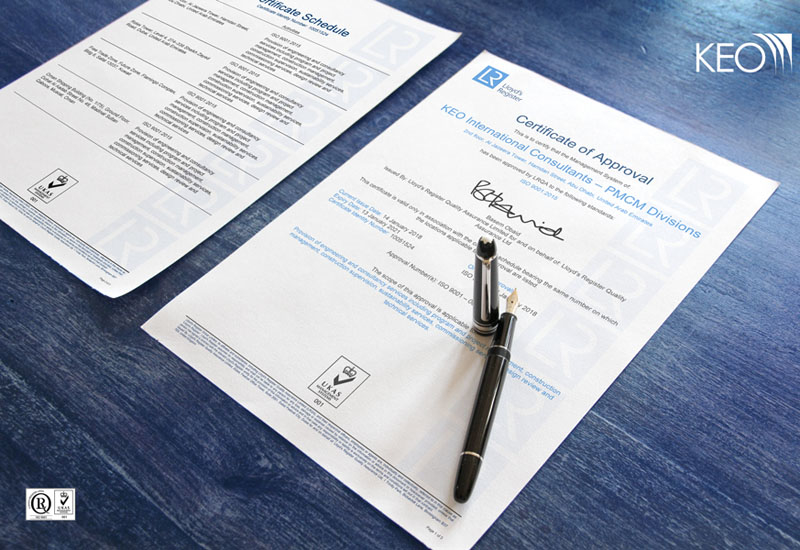 KEO International Consultants obtains the ISO 9001:2015 certification. KEO International Consultants obtains the ISO 9001:2015 certification.