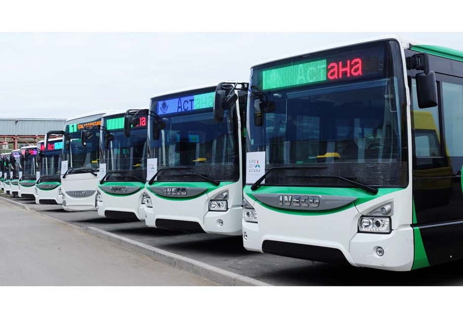 Iveco Urbanway Euro VI and Hybrid buses delivered to the city of Astana for the Expo 2017 being held in the city. Iveco Urbanway Euro VI and Hybrid buses delivered to the city of Astana for the Expo 2017 being held in the city.