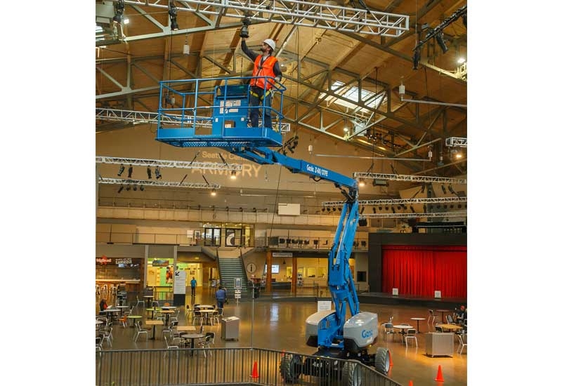 Genie boom lift. Genie boom lift.