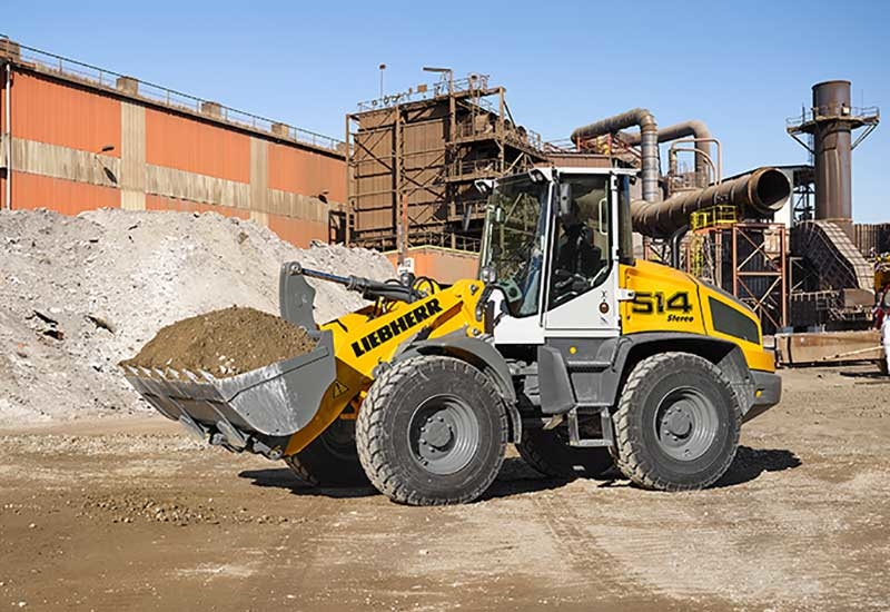 Liebherr L514 wheel loader. Liebherr L514 wheel loader.