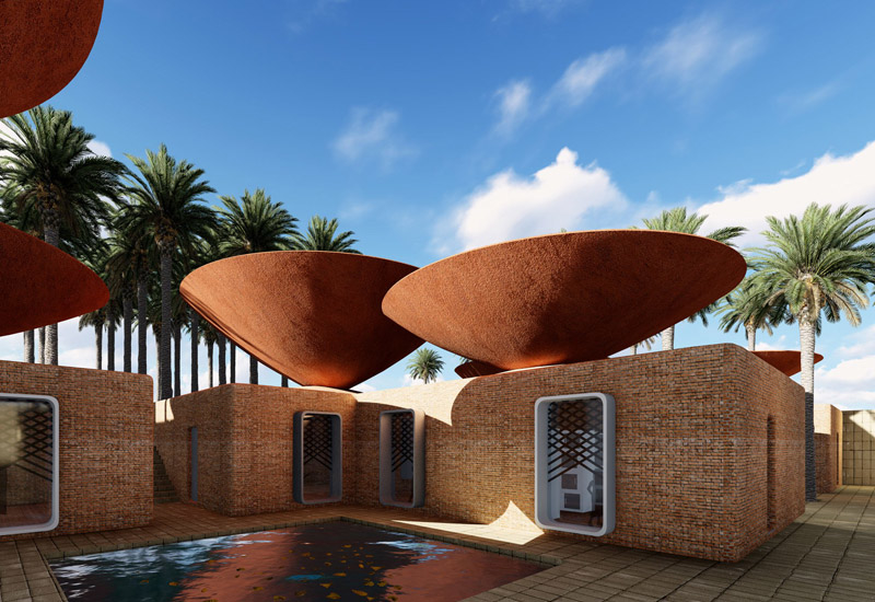 Concave Roof system by BMDesign Studios in Iran. Concave Roof system by BMDesign Studios in Iran.