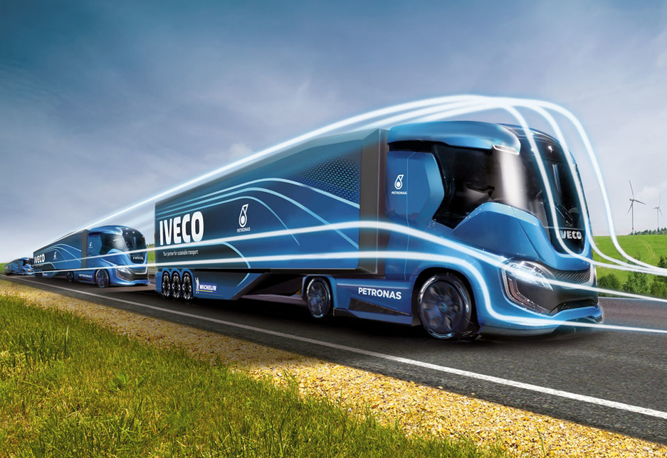 The Z Truck concept anticipates advanced automated driving technologies. The Z Truck concept anticipates advanced automated driving technologies.