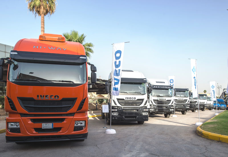 Iveco displays its lineup in Saudi Arabia. Iveco displays its lineup in Saudi Arabia.