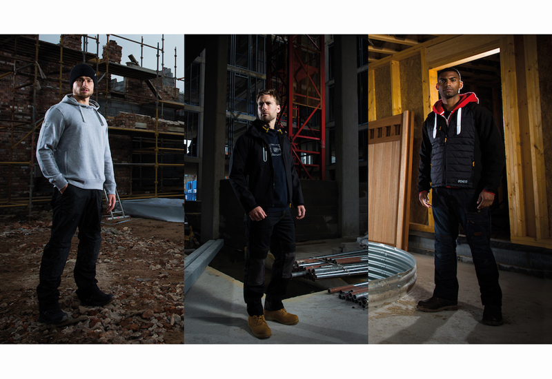 JCB Essential, JCB Trade, and JCB 1945 are designed to appeal to fashion-conscious tradespeople. JCB Essential, JCB Trade, and JCB 1945 are designed to appeal to fashion-conscious tradespeople.