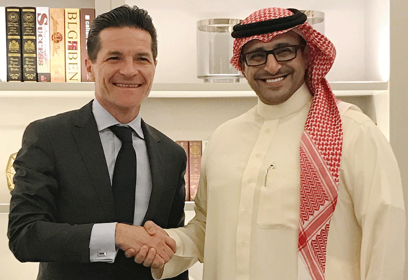 Olivier Harnisch, chief executive officer, Emaar Hospitality Group and Yasser Al Sharif, chief executive officer, Jabal Omar Development Company. Olivier Harnisch, chief executive officer, Emaar Hospitality Group and Yasser Al Sharif, chief executive officer, Jabal Omar Development Company.