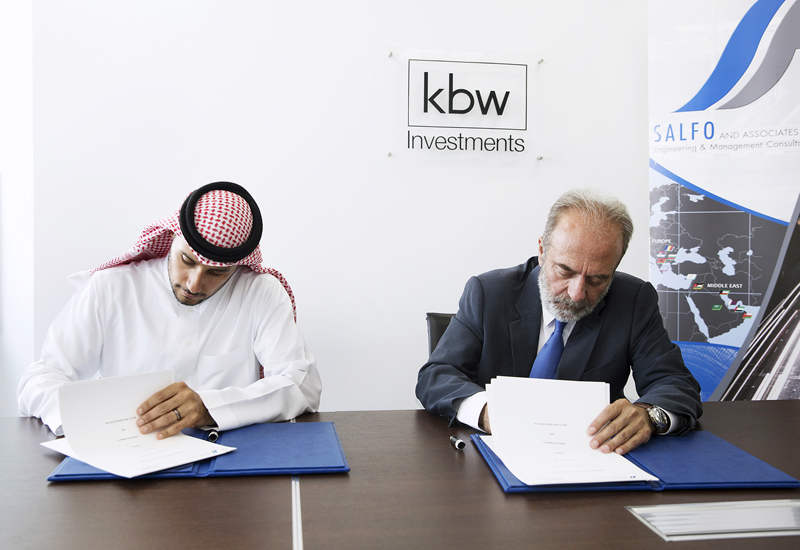 The agreement was signed by KBW Investments' HRH Prince Khaled bin Alwaleed bin Talal (left) and Salfo and Associates’ Ioannis Foteinos (right). The agreement was signed by KBW Investments' HRH Prince Khaled bin Alwaleed bin Talal (left) and Salfo and Associates’ Ioannis Foteinos (right).