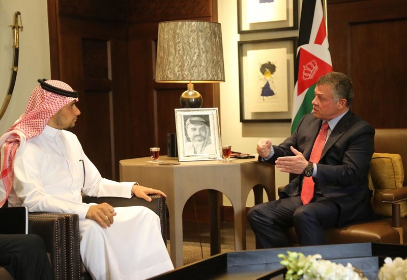 KBW Chairman, HRH Prince Khaled bin Alwaleed bin Talal, and His Majesty King Abdullah II bin Al-Hussein of Jordan. KBW Chairman, HRH Prince Khaled bin Alwaleed bin Talal, and His Majesty King Abdullah II bin Al-Hussein of Jordan.