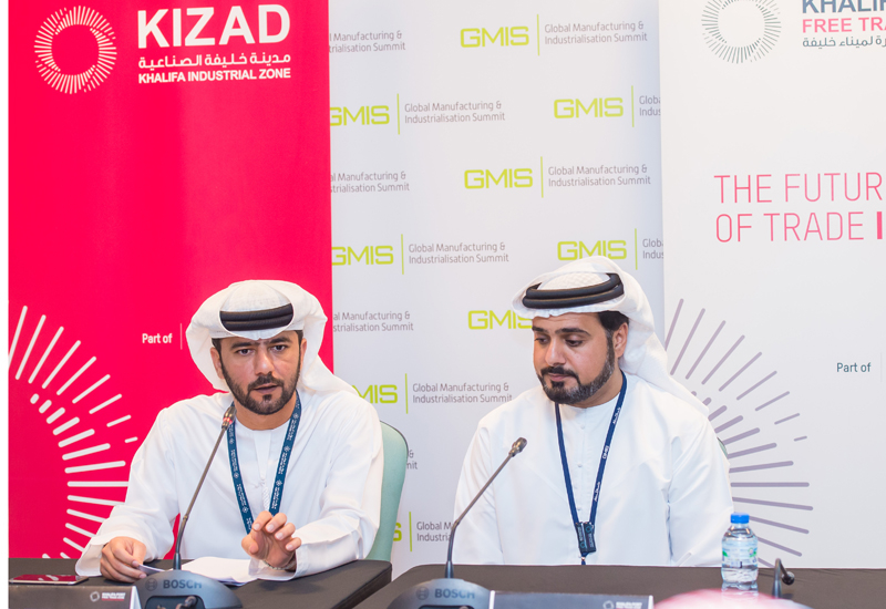 Abu Dhabi Ports' senior officials make the announcement of Kizad's expansion during GMIS 2017. Abu Dhabi Ports' senior officials make the announcement of Kizad's expansion during GMIS 2017.
