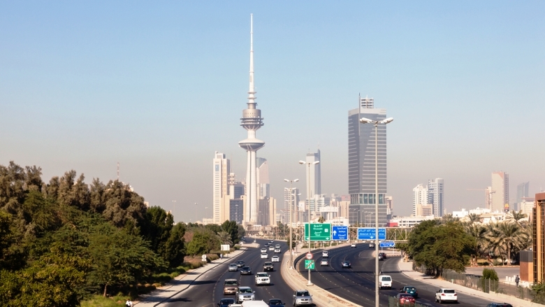 A view of Kuwait City. A view of Kuwait City.