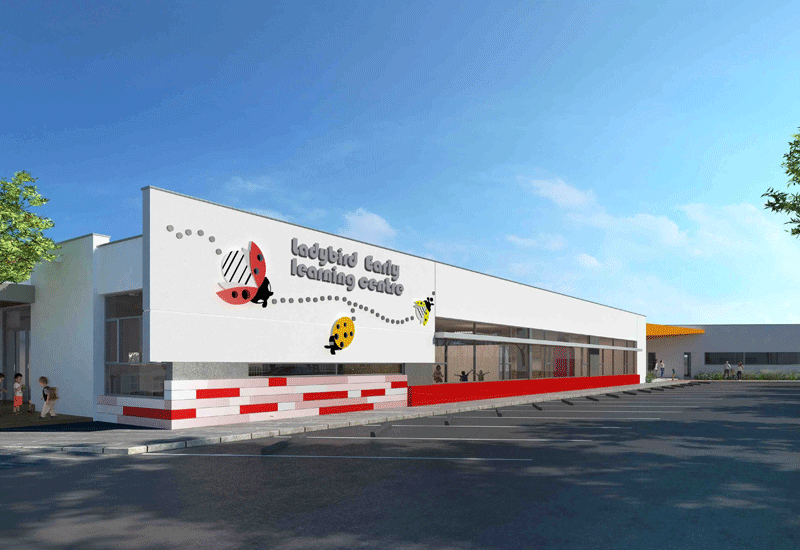 Construction works for Ladybird Early Learning Centre have been completed, with the facility aiming to achieve LEED Gold certification. Construction works for Ladybird Early Learning Centre have been completed, with the facility aiming to achieve LEED Gold certification.