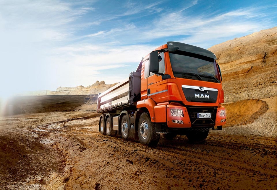 A MAN TGS provides certainty in off-road conditions with its rigorously tested OEM parts. A MAN TGS provides certainty in off-road conditions with its rigorously tested OEM parts.
