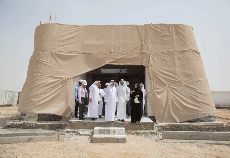 Several senior DEWA officials visited the 3D-printed lab. Several senior DEWA officials visited the 3D-printed lab.