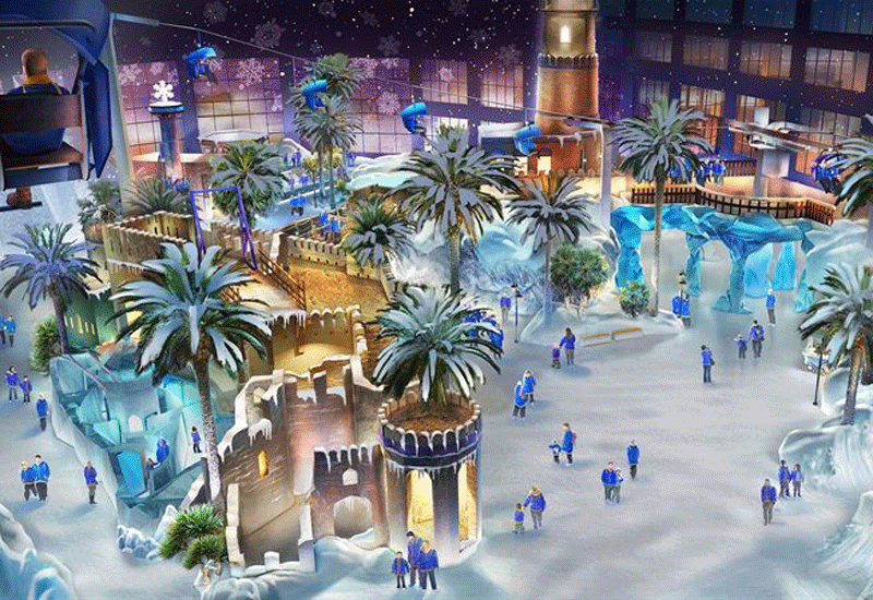 An artist rendering of the Mall of Oman. An artist rendering of the Mall of Oman.