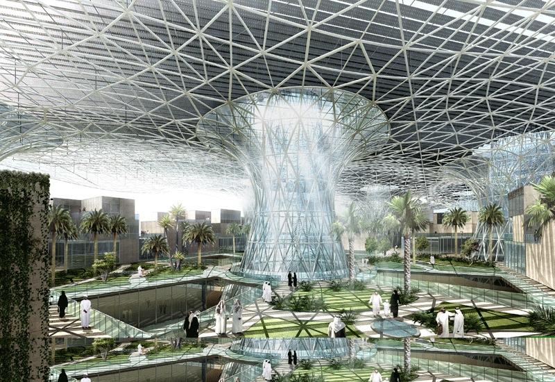 Evenden said Abu Dhabi's Masdar City is a proof of concept for what future urban cities could look like. Evenden said Abu Dhabi's Masdar City is a proof of concept for what future urban cities could look like.