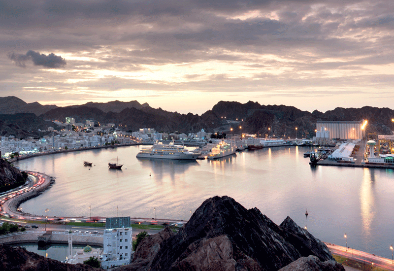 View of the Mina Al Sultan Qaboos Waterfront. View of the Mina Al Sultan Qaboos Waterfront.