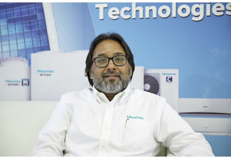 Moan Abraham, VP and GM for Air Conditioning atHisense Middle East. Moan Abraham, VP and GM for Air Conditioning atHisense Middle East.