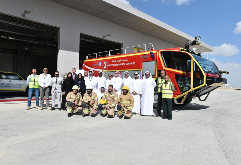 The station is the fifth to be operated at Abu Dhabi International Airport. The station is the fifth to be operated at Abu Dhabi International Airport.