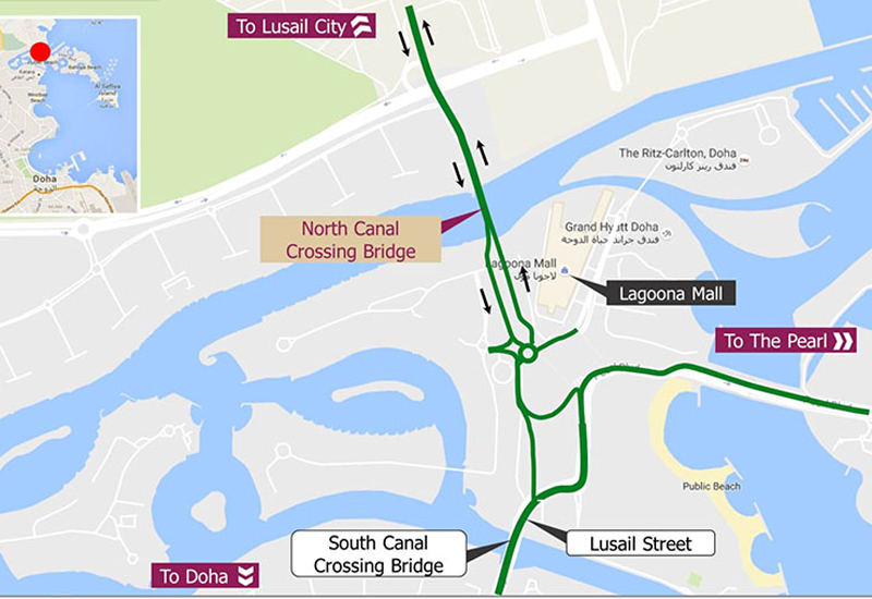 The North Canal Crossing Bridge will be 200 metres long with the upgrade due to be completed in the final quarter of 2017. The North Canal Crossing Bridge will be 200 metres long with the upgrade due to be completed in the final quarter of 2017.