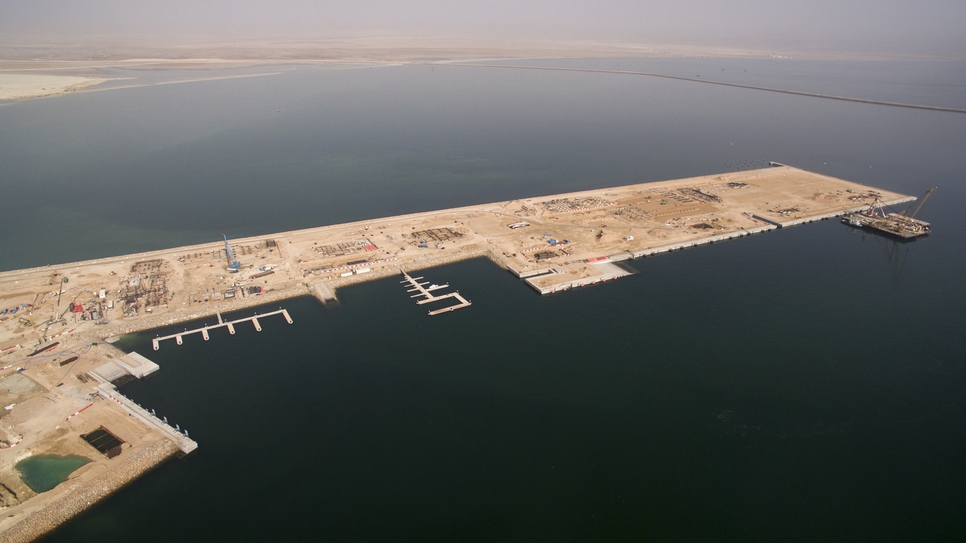 Duqm, pictured, was the first integrated economic city built in Oman. Duqm, pictured, was the first integrated economic city built in Oman.