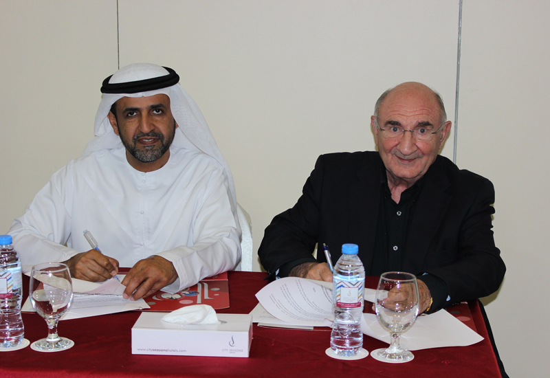 The signing ceremony attended by officials of Al Benaa and Optima Middle East Facilities Management. The signing ceremony attended by officials of Al Benaa and Optima Middle East Facilities Management.