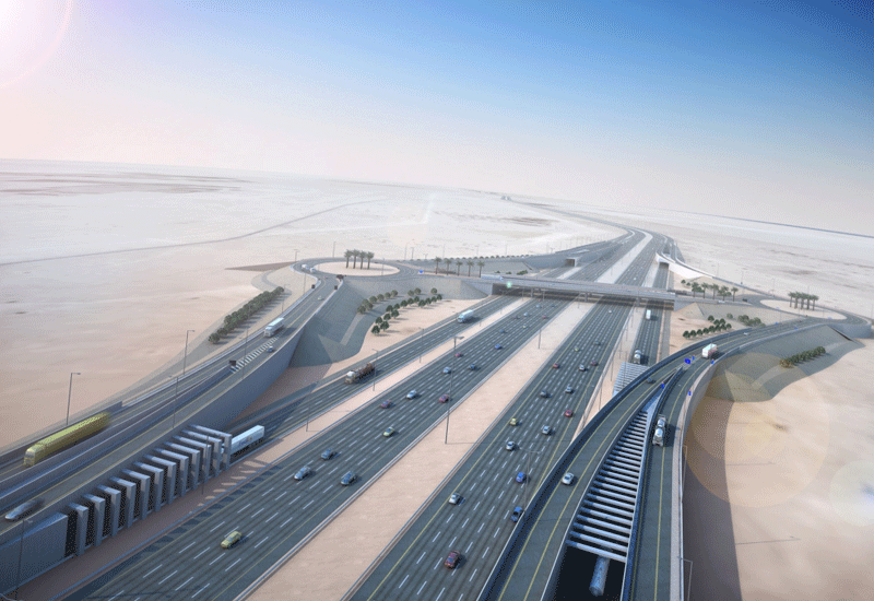 A rendering of Qatar’s E-ring expressway. A rendering of Qatar’s E-ring expressway.