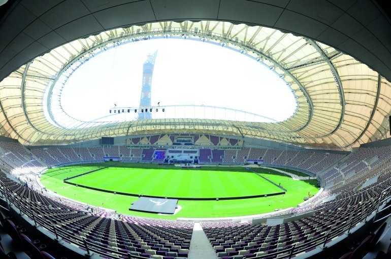 A general view of the refurbished Khalifa International Stadium. A general view of the refurbished Khalifa International Stadium.
