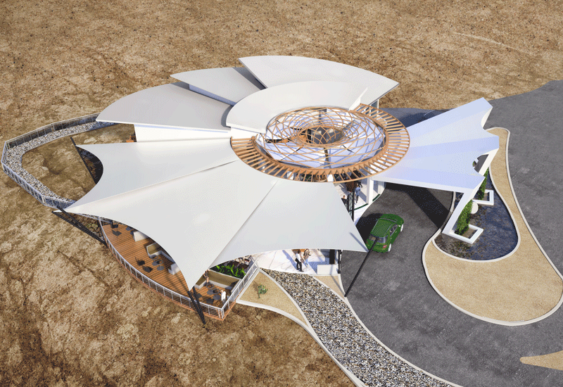 The zip line project will also include a VIP lounge and a welcome centre. The zip line project will also include a VIP lounge and a welcome centre.