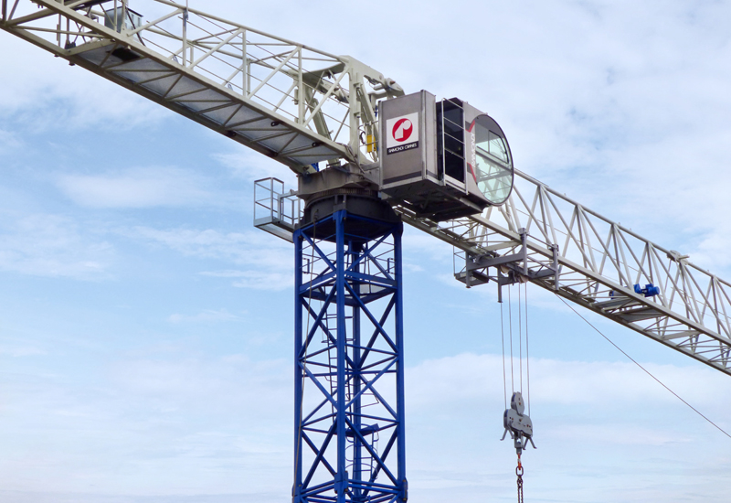 Raimondis MRT234 flat-top tower crane boasts a maximum lift capacity of 12 tonnes. Raimondis MRT234 flat-top tower crane boasts a maximum lift capacity of 12 tonnes.