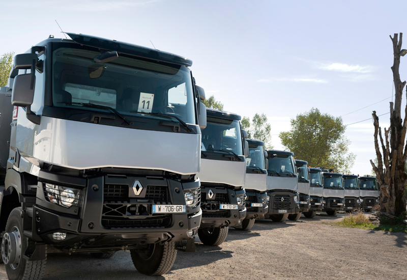 Renault C and K trucks are being produced from knock-down kits on Saudi assembly lines. Renault C and K trucks are being produced from knock-down kits on Saudi assembly lines.