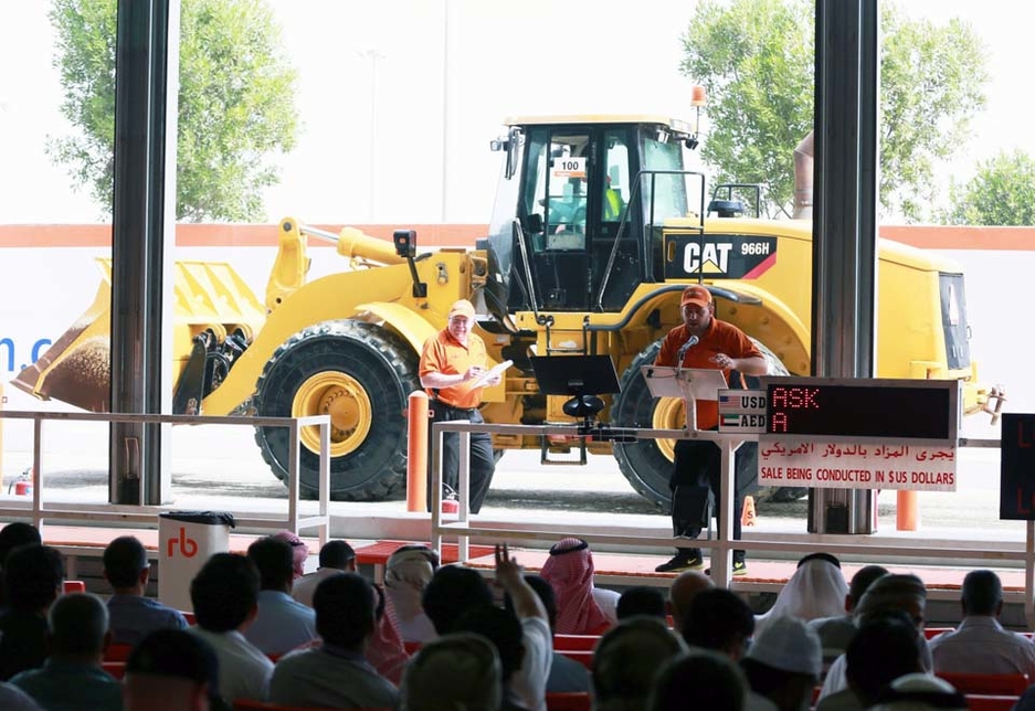 Ritchie Bros staff host an onsite auction in Jebel Ali, Dubai. Ritchie Bros staff host an onsite auction in Jebel Ali, Dubai.